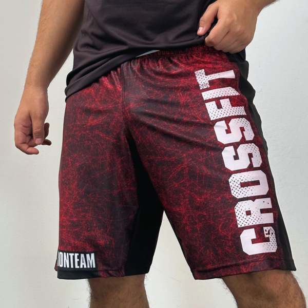 Pantaloneta Chispiado Roja Cross