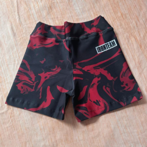 Short Veteado rojo
