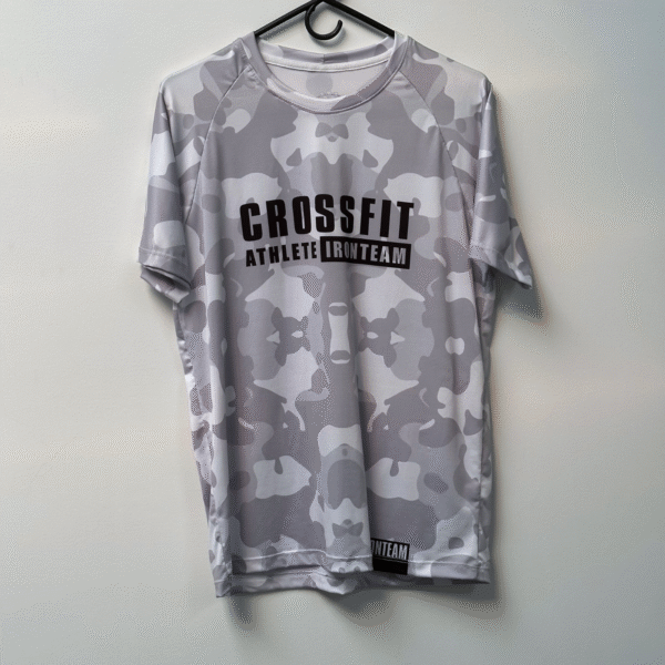 Camiseta Crossfit militar blanca