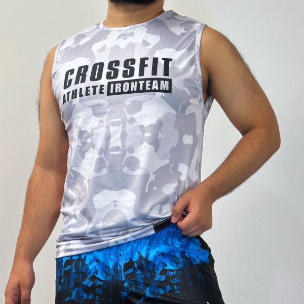Esqueleto crossfit militar blanca