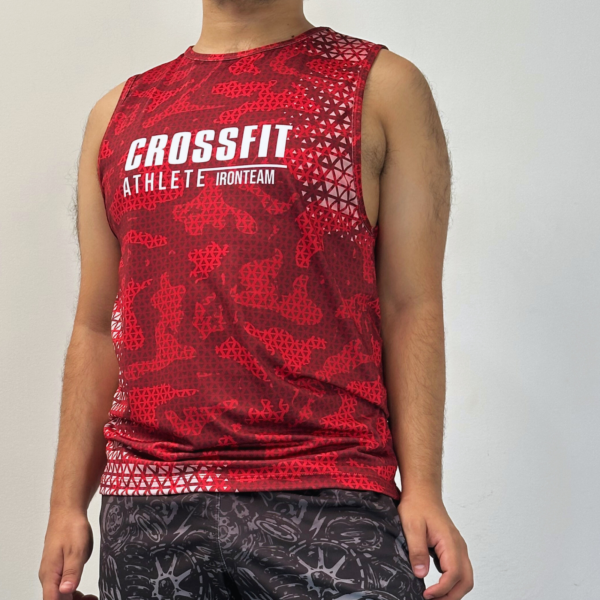 Esqueleto crossfit militar roja