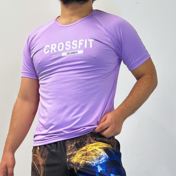 Camiseta Lila Crossfit