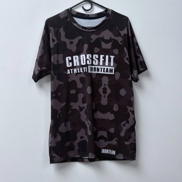 Camiseta Crossfit militar negro
