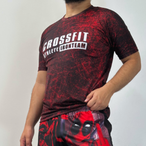 Camiseta Chispiada roja