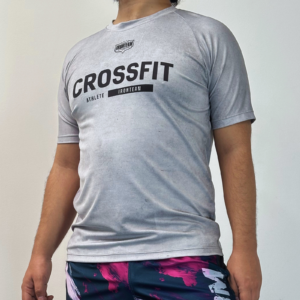 Camiseta Chispiada gris