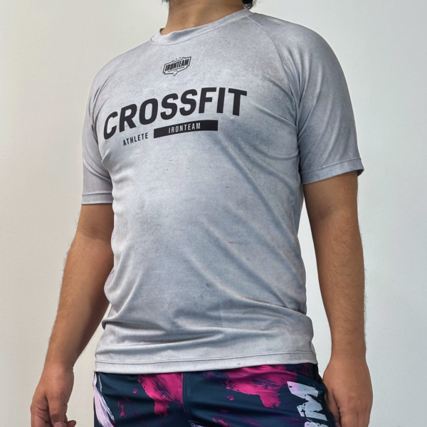 Camiseta Chispiada gris