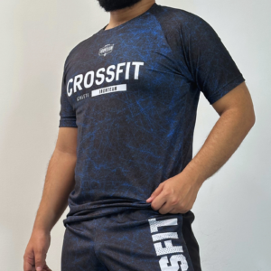 Camiseta Chispiada azul