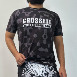 Camiseta Crossfit militar negro
