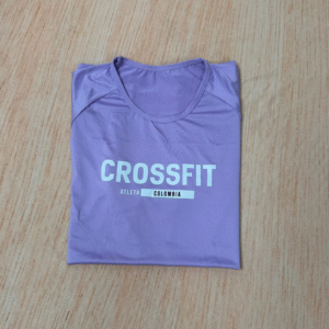 3(3) Camiseta Lila Crossfit