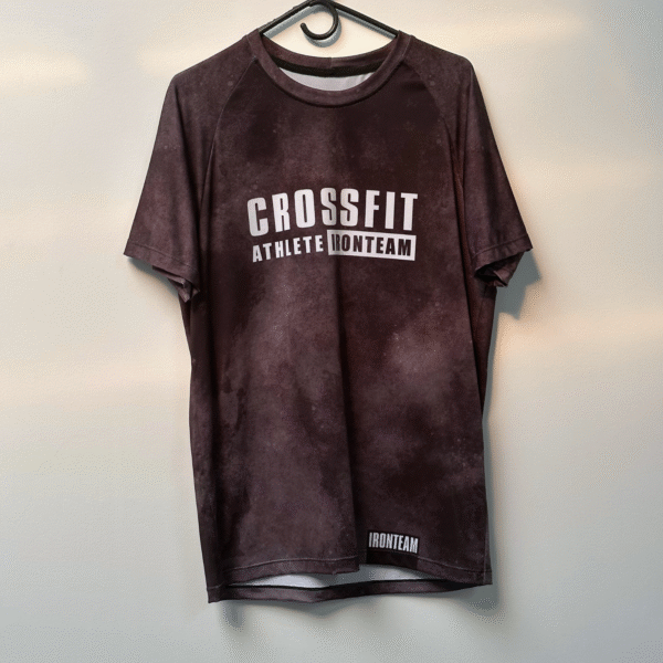Camiseta crossfit negro tie