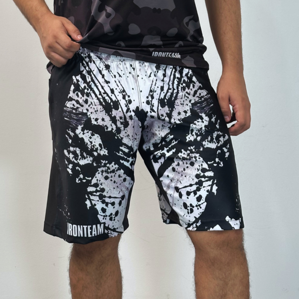 Pantaloneta Negro Grunge