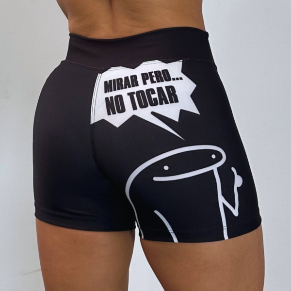 Short Negro mirar y no tocar