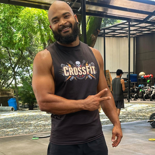 Esqueleto negro crossfit calavera