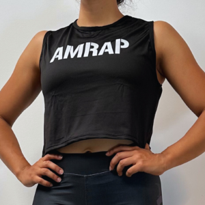 croptop negro Amrap