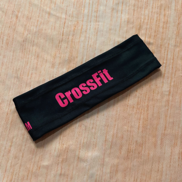 Balaca negra crossfit fucsia