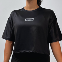 Oversize corto negro allergic