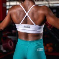 Short menta - top brook blanco crossfit