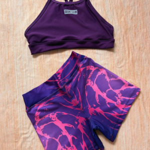 Short maraña lila - top tiras violeta