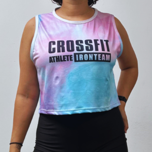 croptop mora azul crossfit