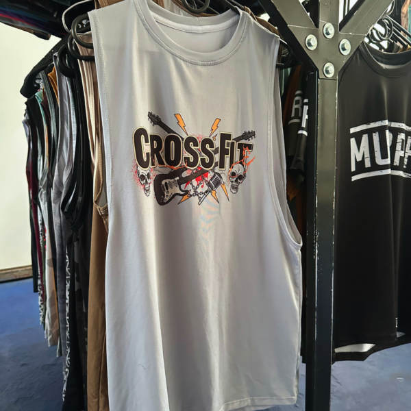 Esqueleto gris crossfit calavera