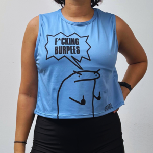 croptop azul funk burpee