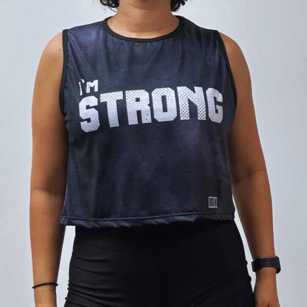 croptop negro tie strong