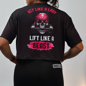 Oversize corto negro calavera