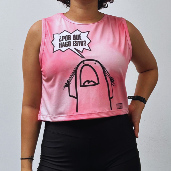 croptop rosa tie por que hago esto