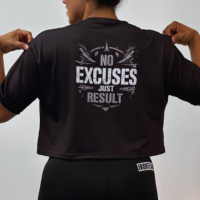 Oversize corto negro excuses