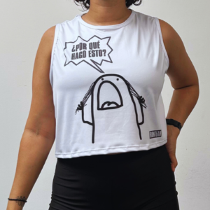 croptop blanco flork