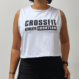 croptop blanco crossfit