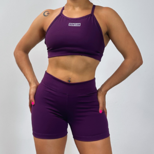 Short violeta - top tiras violeta