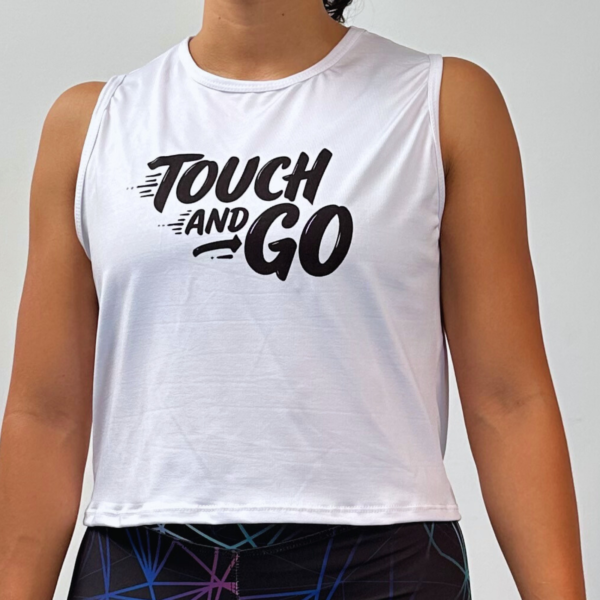 croptop blanco touch and go