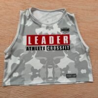 croptop leader militar blanco