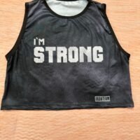 croptop negro tie strong