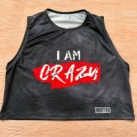 croptop negro tie crazy