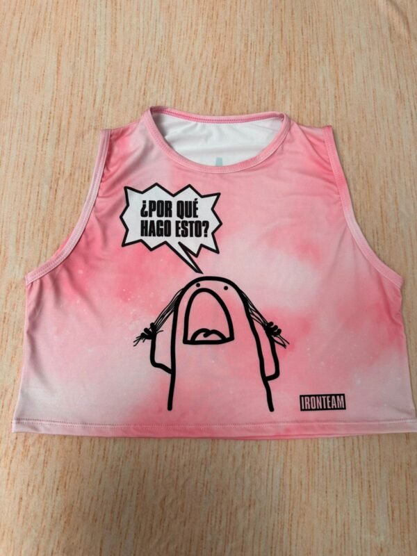 croptop rosa tie por que hago esto