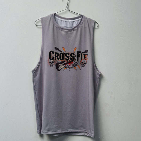 Esqueleto gris crossfit calavera