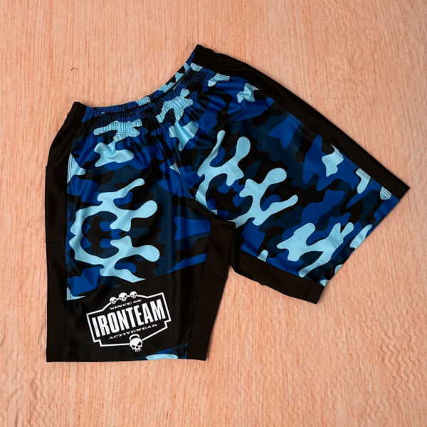 Pantaloneta Militar Azul