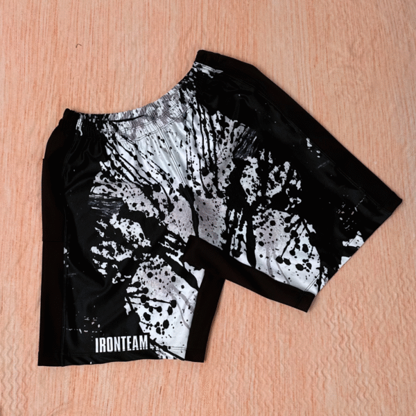 Pantaloneta Negro Grunge