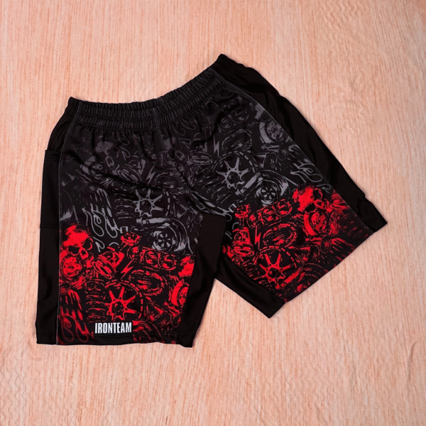 Pantaloneta Motor Rojo