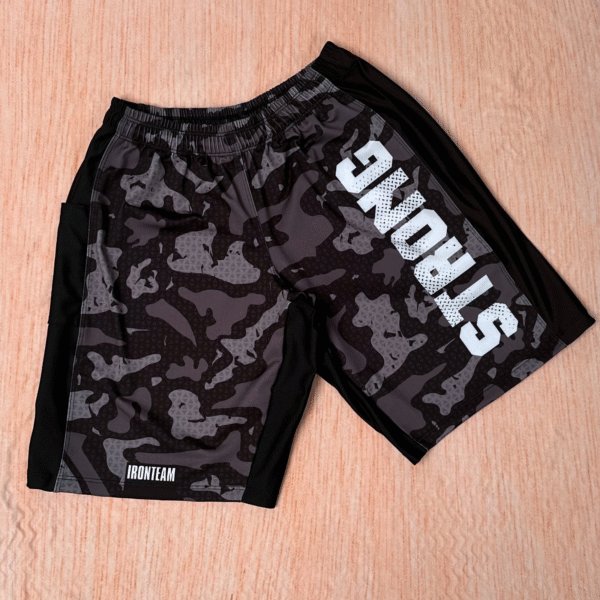 Pantaloneta militar negra stronger