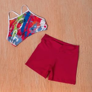 Short fucsia - Top tiras fiesta 2