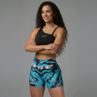 2 Short rayo azul - Top Claer negro