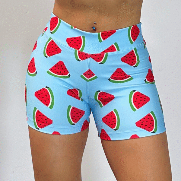 Short Sandia - Top claer rojo