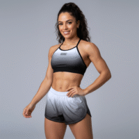 Short Running Humo con Top tiras Humo