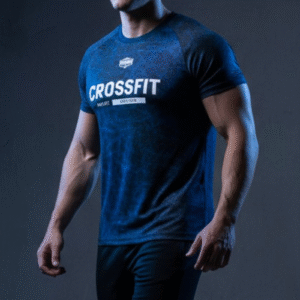 Camiseta Chispiada azul
