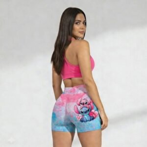 Short Stitch- Top esqueleto rosa