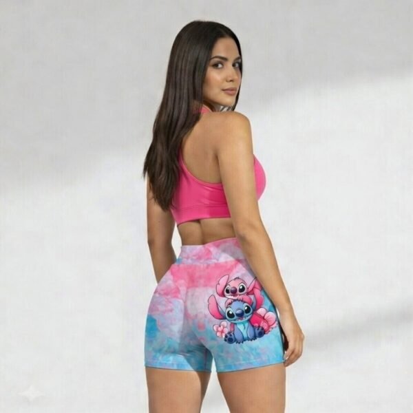 Short Stitch- Top esqueleto rosa