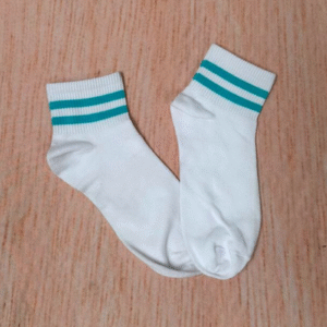 2 Medias franjas menta